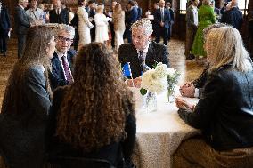 Belgium Royal Couple Visits La Sorbonne - Paris