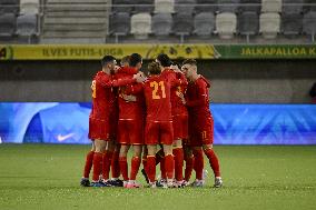 UEFA U21 European Championships qualifying match Finland vs Montenegro