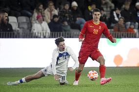 UEFA U21 European Championships qualifying match Finland vs Montenegro