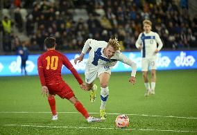 UEFA U21 European Championships qualifying match Finland vs Montenegro