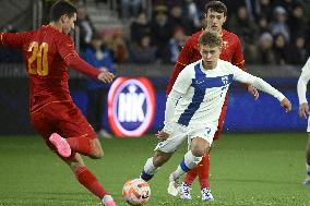 UEFA U21 European Championships qualifying match Finland vs Montenegro