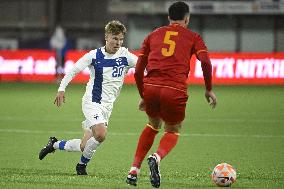 UEFA U21 European Championships qualifying match Finland vs Montenegro