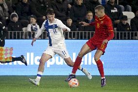 UEFA U21 European Championships qualifying match Finland vs Montenegro