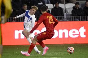 UEFA U21 European Championships qualifying match Finland vs Montenegro