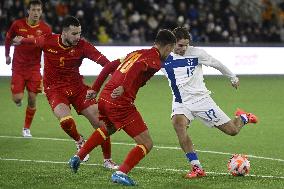 UEFA U21 European Championships qualifying match Finland vs Montenegro