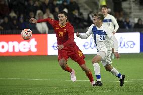 UEFA U21 European Championships qualifying match Finland vs Montenegro