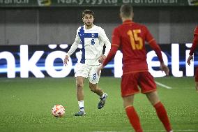 UEFA U21 European Championships qualifying match Finland vs Montenegro