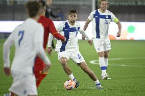 UEFA U21 European Championships qualifying match Finland vs Montenegro