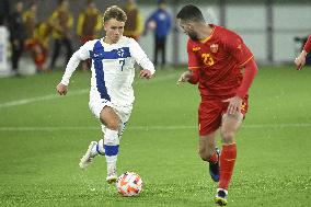 UEFA U21 European Championships qualifying match Finland vs Montenegro