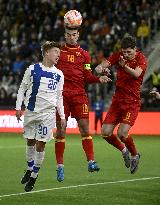 UEFA U21 European Championships qualifying match Finland vs Montenegro