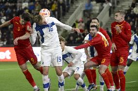 UEFA U21 European Championships qualifying match Finland vs Montenegro