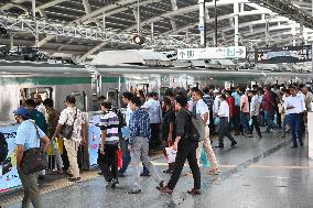 Dhaka Mirpur-10 Metro Rail Station Reopened In Dhaka.