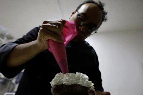 Small Producers In Xochimilco Prepare For The Day Of The Dead In Mexico