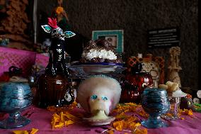 Small Producers In Xochimilco Prepare For The Day Of The Dead In Mexico