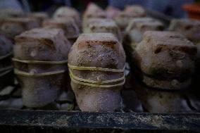 Small Producers In Xochimilco Prepare For The Day Of The Dead In Mexico