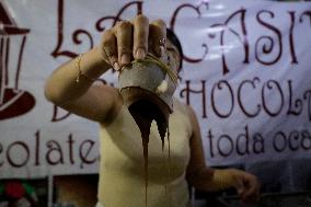 Small Producers In Xochimilco Prepare For The Day Of The Dead In Mexico