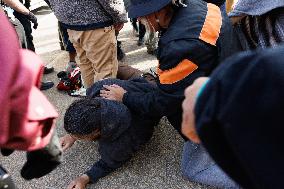 Indigenous Demonstrators Clash With Police Near U.S. Capitol