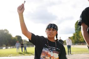 Indigenous Demonstrators Clash With Police Near U.S. Capitol