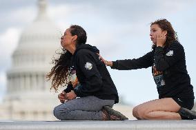 Indigenous Demonstrators Clash With Police Near U.S. Capitol