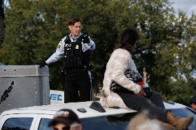 Indigenous Demonstrators Clash With Police Near U.S. Capitol