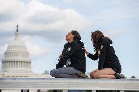 Indigenous Demonstrators Clash With Police Near U.S. Capitol