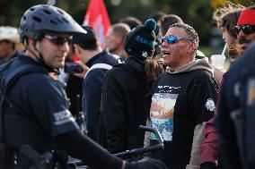 Indigenous Demonstrators Clash With Police Near U.S. Capitol