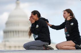 Indigenous Demonstrators Clash With Police Near U.S. Capitol