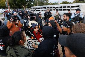 Indigenous Demonstrators Clash With Police Near U.S. Capitol