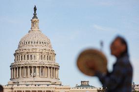 Indigenous Demonstrators Clash With Police Near U.S. Capitol