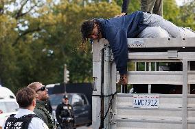 Indigenous Demonstrators Clash With Police Near U.S. Capitol