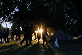 Indigenous Demonstrators Clash With Police Near U.S. Capitol