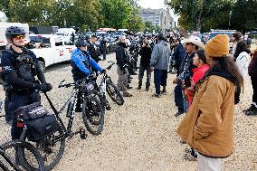 Indigenous Demonstrators Clash With Police Near U.S. Capitol