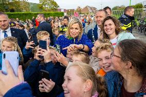 Queen Maxima Visits Klaaswaal - Netherlands