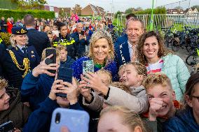 Queen Maxima Visits Klaaswaal - Netherlands