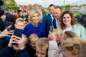 Queen Maxima Visits Klaaswaal - Netherlands