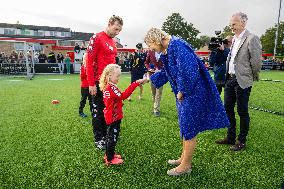 Queen Maxima Visits Klaaswaal - Netherlands