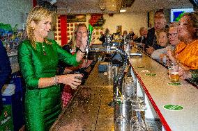 Queen Maxima Visits Klaaswaal - Netherlands