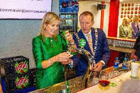 Queen Maxima Visits Klaaswaal - Netherlands