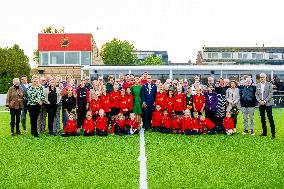 Queen Maxima Visits Klaaswaal - Netherlands