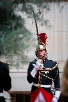 Belgium Royal Couple Visit To The Hotel De Ville - Paris