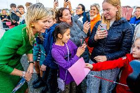 Queen Maxima Visits Klaaswaal - Netherlands