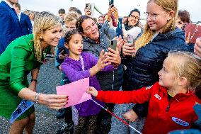 Queen Maxima Visits Klaaswaal - Netherlands