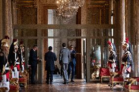 Belgium Royal Couple Visit To The Hotel De Ville - Paris