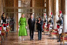 Belgium Royal Couple Visit To The Hotel De Ville - Paris