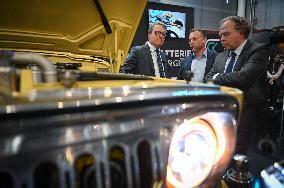 French Minister Of The Transports Visits Motor Show - Paris