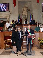 Francis Ford Coppola Receives The Capitoline Wolf - Rome