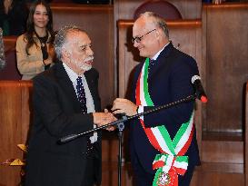 Francis Ford Coppola Receives The Capitoline Wolf - Rome