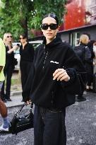 Celebrity Arrivals At Max Mara Fashion Show During The Milan Women's Fashion Week Spring/Summer 2025 In Milan