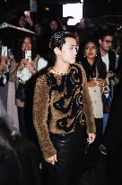 Celebrity Arrivals At Etro Fashion Show During The Milan Women's Fashion Week Spring/Summer 2025 In Milan