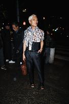 Celebrity Arrivals At Etro Fashion Show During The Milan Women's Fashion Week Spring/Summer 2025 In Milan